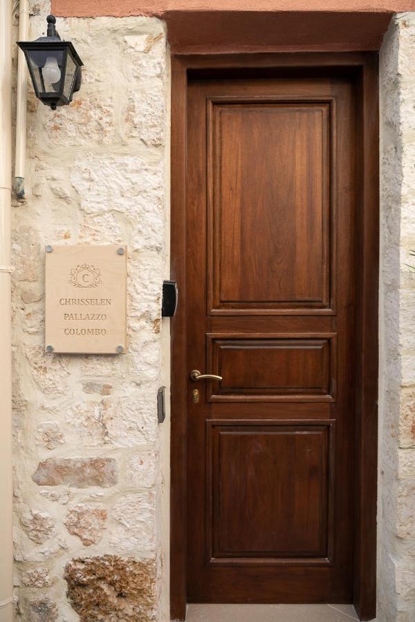 Chrisselen Palazzo Colombo Lejlighed Chania  Eksteriør billede